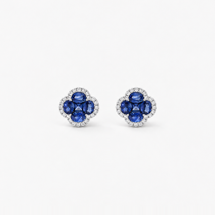 "LEGACY OF ELEGANCE" Ohrstecker Grande – blaue Saphire