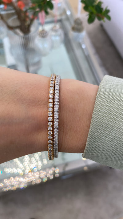FLEX Diamant Tennis Armband