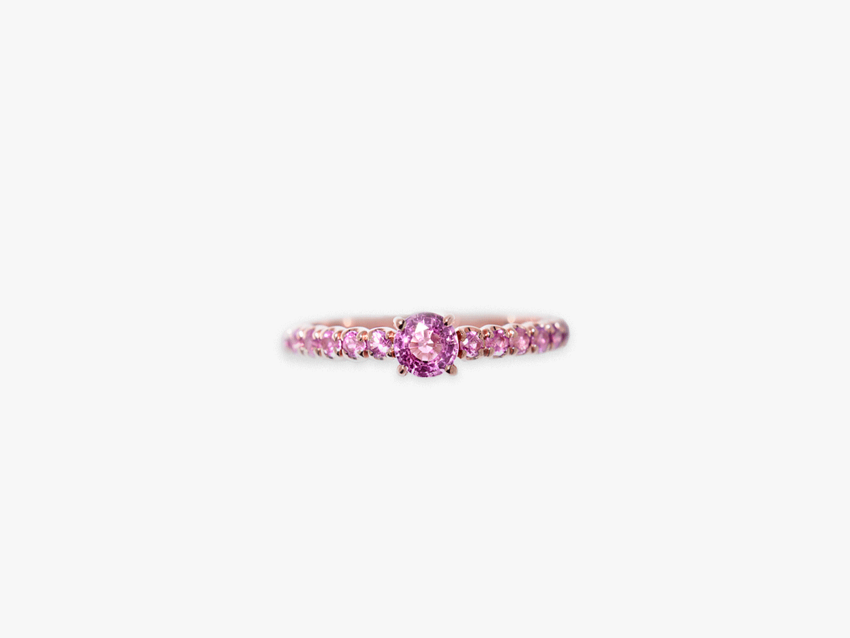 CANDY rose sapphire ring