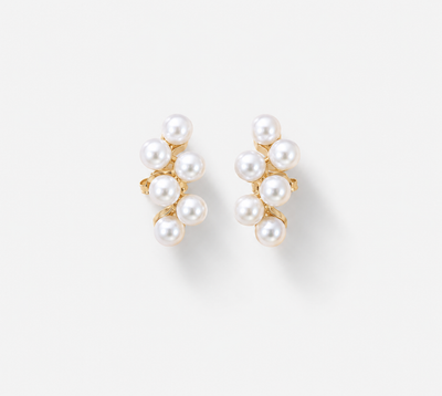 Cluster Perlen Ohrstecker | Coeur de Perle