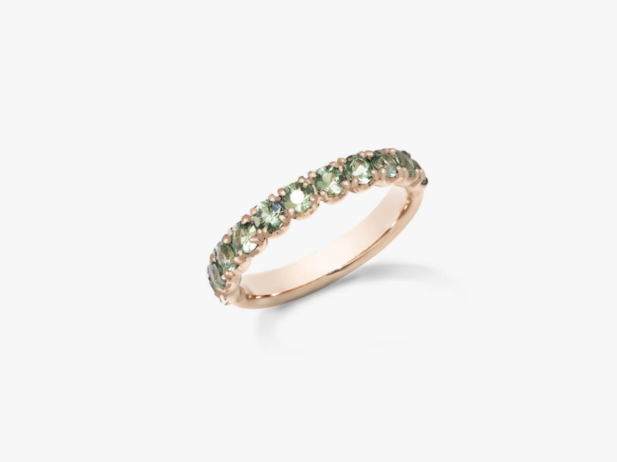 GRACE Saphir Eternity Ring - Green