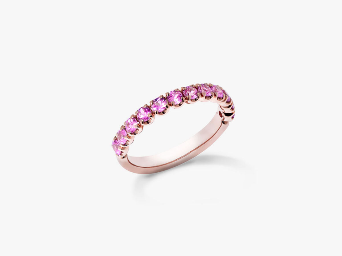 GRACE Saphir Eternity Ring - Pink