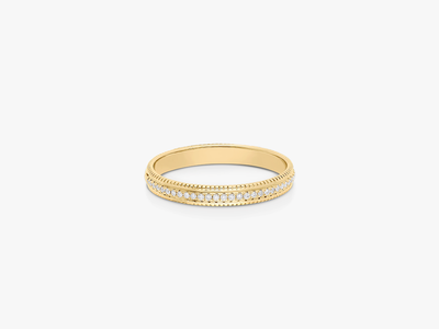 HERITAGE Lady Ehering - Milgrain Diamond Ligne