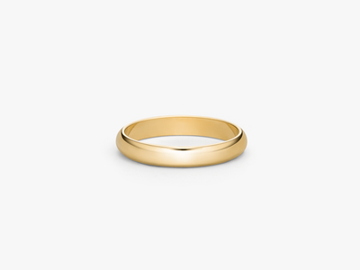 Klassischer Gold Cloud Pinky Ring