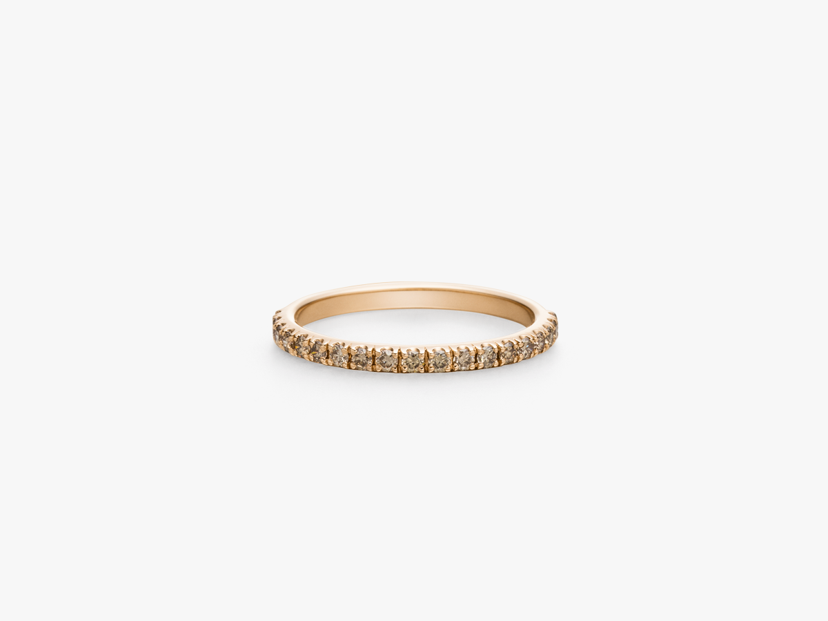 Light Eternity Diamant Ring - Beige