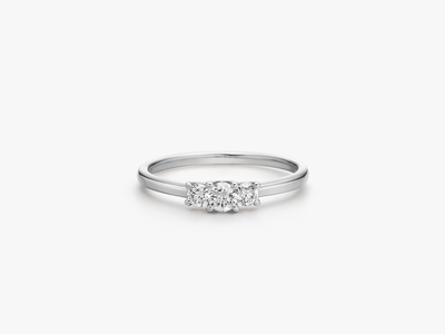 Petite Trilogy Engagement Ring