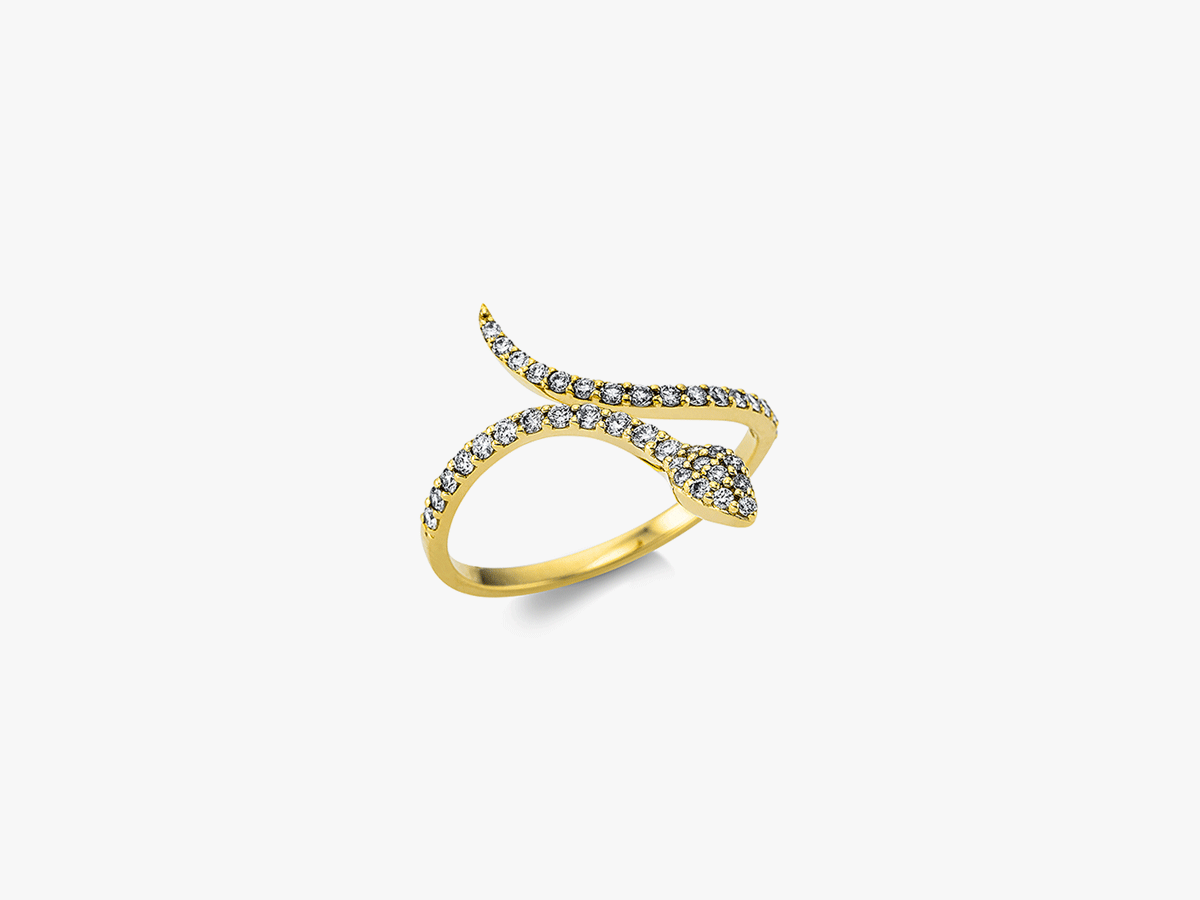 SERPENTINA - filigraner Diamant Schlangen Ring