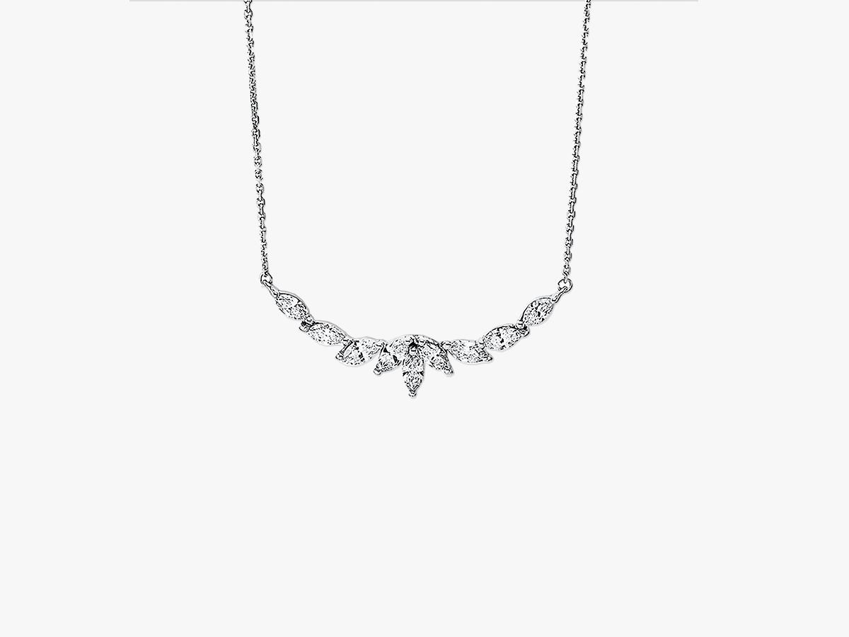 VICTORIAN LACE - Marquise Diamant Halskette