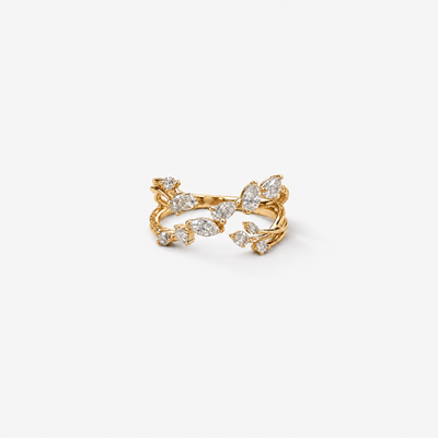 GALAXY Scattered Diamant Ring – galaxy ring gelbgold airy