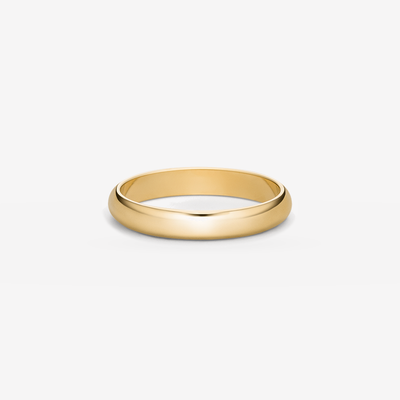 Klassischer Gold Cloud Pinky Ring in 18k Gelbgold – Produktansicht