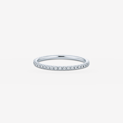 Fairy Light Eternity Diamant Ring in 18k Weissgold – Produktansicht