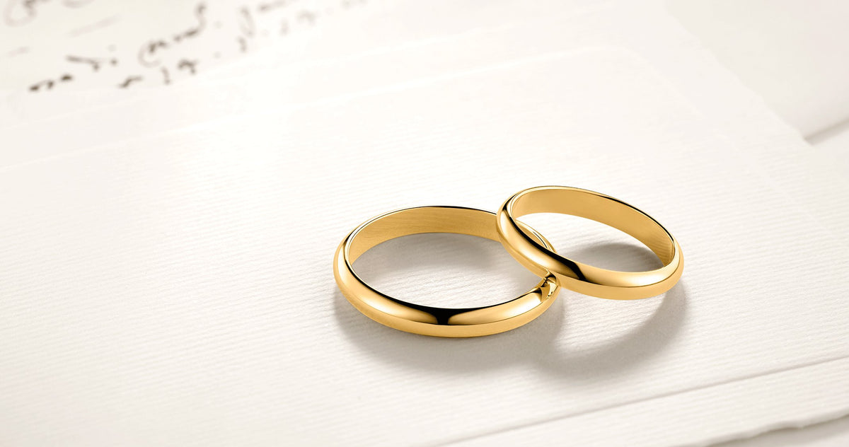Heritage Trauringe in 18k Gelbgold