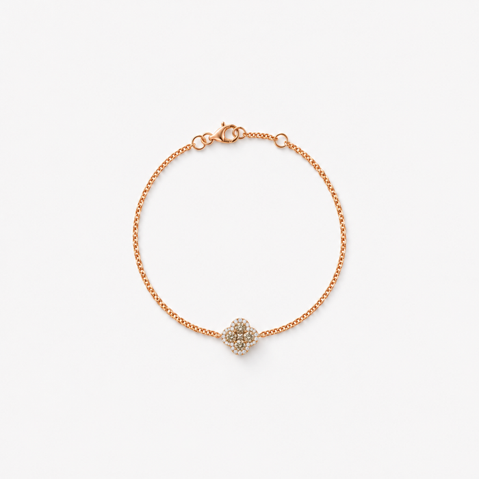 "Legacy of Elegance" Armkette Petite – beige Diamanten
