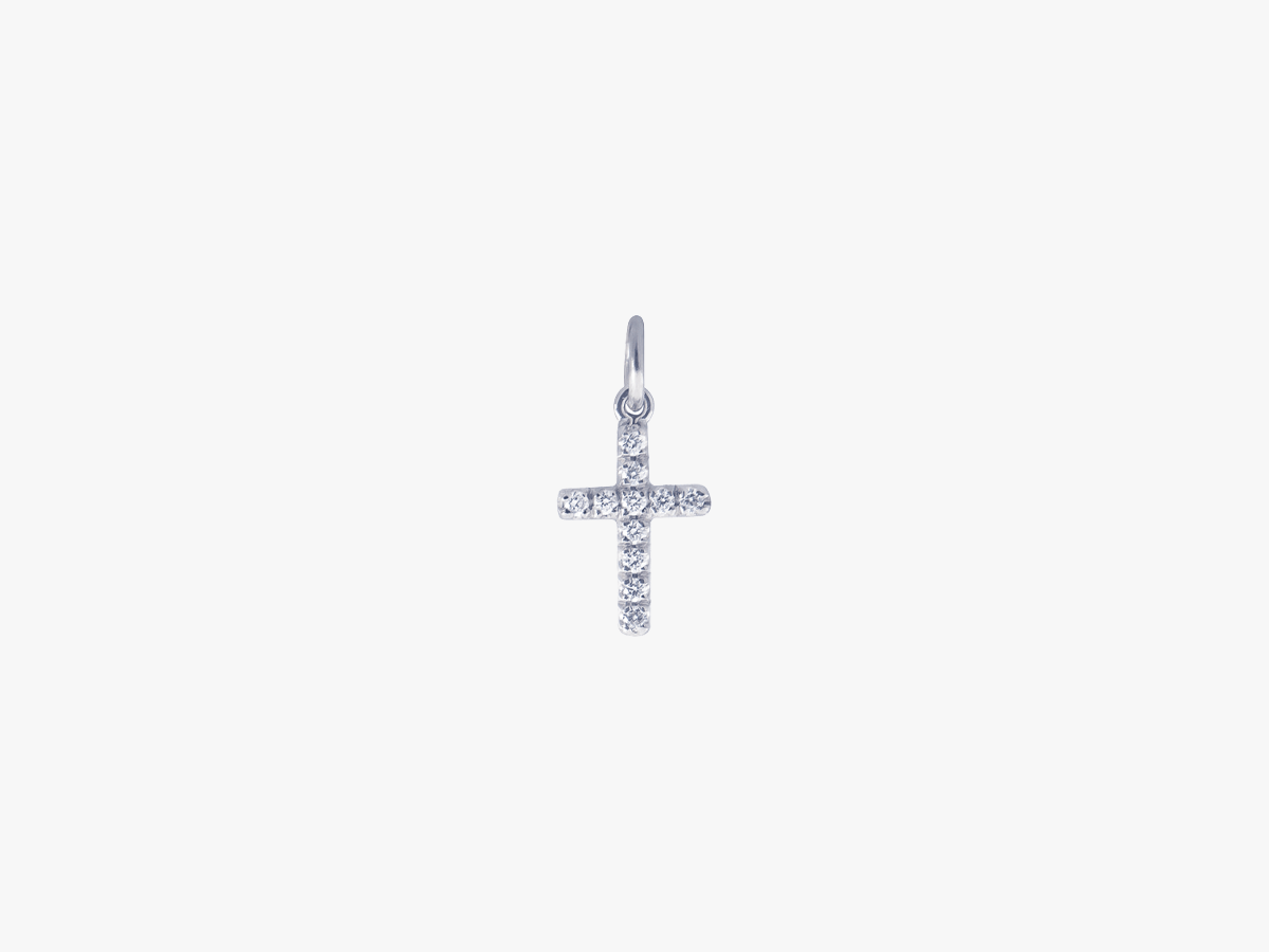 Kreuz Diamant Charm